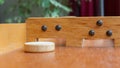 Typical dutch wooden boardgame - Sjoelen Royalty Free Stock Photo