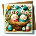 A typical Easter greeting card