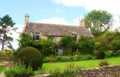 A typical English country garden in the Cotswolds