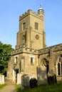 Typical English village church Royalty Free Stock Photo