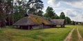 Typical, ethnographic wooden house