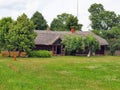 Typical, ethnographic wooden house