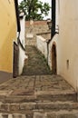 Typical European Alley in Szentendre Hungary Royalty Free Stock Photo