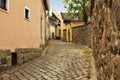 Typical European Alley in Szentendre Hungary Royalty Free Stock Photo