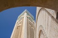 Typical exterior detail of Mosque in Casablanca Royalty Free Stock Photo