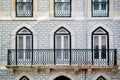 Typical facade in Lisbon with tiles, Portugal Royalty Free Stock Photo