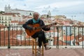 Typical Fado Musician in Lisbon