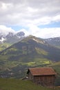 Typical farm house in Switzerland Royalty Free Stock Photo