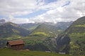 Typical farm house in Switzerland Royalty Free Stock Photo