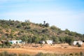 Typical farm labourers` accommodation in South Africa Royalty Free Stock Photo