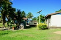 Mamanuca Island, Fiji, Aug 2019. Local village houses; very basic everyday life of local people.