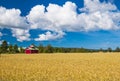 Typical Finnish summer landscape Royalty Free Stock Photo