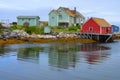 Typical fisherman home in Peggy`s Cove