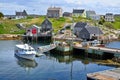 Typical fisherman village in Peggy`s Cove