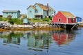 Typical fisherman village in Peggy`s Cove
