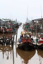 Malaysian Fishing Village Royalty Free Stock Photo