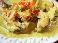 Typical food soto ayam ayam kuning spice, soto ayam ayam kuning