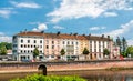 Typical french buildings in Epinal, France