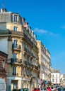 Typical french buildings in Vincennes town near Paris Royalty Free Stock Photo