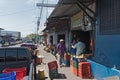 Typical fruits and vegetables street stall in david panama