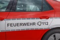 Typical german fire department car