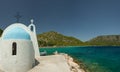 Greek Chapel in Ypanema at Heraion Lake Royalty Free Stock Photo