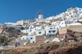 Typical Greek Island hillsides of whitwashed buildings