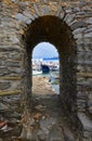 Typical Greek islands' village of Naousa, Paros island, Cyclades, Royalty Free Stock Photo