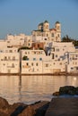 Typical Greek islands' village of Naousa, Paros island, Cyclades Royalty Free Stock Photo