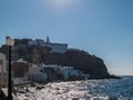 Typical Greek local Houses Nisyros Island Aegean Sea