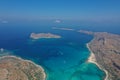 A Typical greek Seascape from drone view