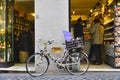 Typical grocery shop in Rome Italy