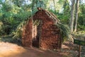 A typical Guarani House in Misiones province, Argentina Royalty Free Stock Photo