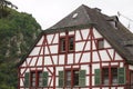 Typical half-timbered house in Moselkern Germany