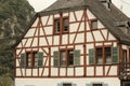 Typical half-timbered house in Moselkern Germany