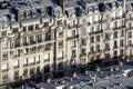 A typical Haussman building, Paris. Royalty Free Stock Photo