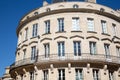 Typical Haussmann building in big city in France