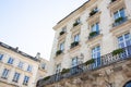 Typical Haussmann building in Bordeaux like Paris Royalty Free Stock Photo