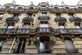 A typical Haussmann building, Paris, France Royalty Free Stock Photo