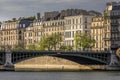 Typical Haussmann buildings along the Seine river