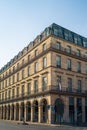 A typical Haussmann style building in Paris, France Royalty Free Stock Photo