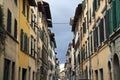 Historical Houses In A Street In Florence, Italy