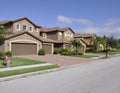 Typical homes in Naples Florida Royalty Free Stock Photo