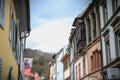 Typical house architecture detail in the city of Freiburg im Breisgau Royalty Free Stock Photo