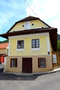 Typical house in the cvartal Schei of Brasov Royalty Free Stock Photo