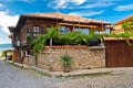 The typical house in Nesebr, Bulgaria Royalty Free Stock Photo