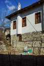 Typical house from nineteenth century village of Rozhen, Bulgaria