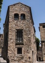 Typical house of the old town of Caceres Royalty Free Stock Photo