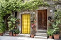 Typical house of Pitigliano, medieval village of Tuscany