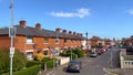 Typical house row in Belfast Royalty Free Stock Photo